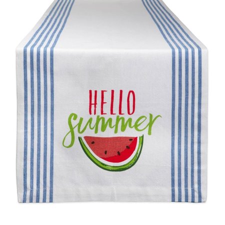 DESIGN IMPORTS 14 x 72 in. Hello Summer Print Table Runner CAMZ11178
